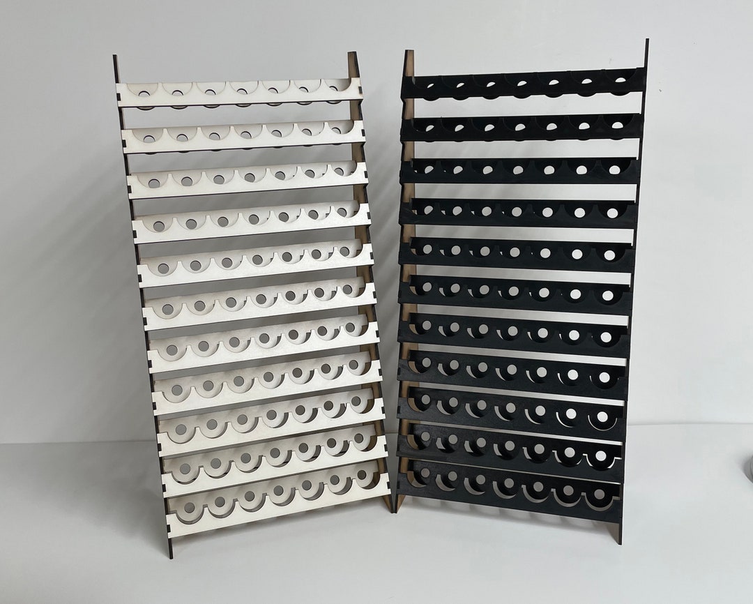 Paint Pot Racks 77 Pot Paint Rack Vallejo Size Black or White - Etsy Australia