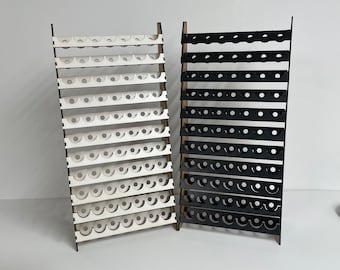 77 Pot Paint Rack Vallejo size Black or White