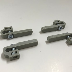 Shelf brackets for IKEA DETOLF, add extra shelves, 4 Bracket Pack