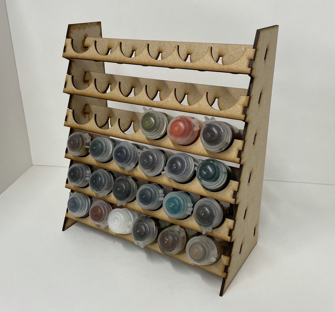 Paint Pot Racks Mini Tall Pot, 36 GW Style Paint Rack - Etsy