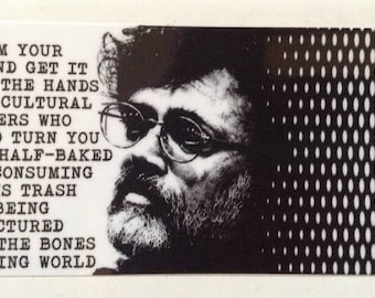 Terence Mckenna Vinyl Sticker Decal Acid Dmt Mushrooms Lsd 420 weed stoner psychedelic trip philosophy universe reclaim your mind peace love