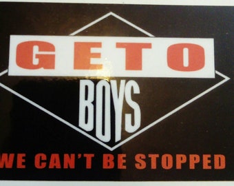 Geto Boys Vinyl Sticker hip hop decal car Beastie Boys Mca Scarface Willie Dee Bushwick Bill We can't be stopped license to ill 80s 90s