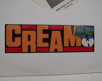 Wu-Tang Clan Vinyl Sticker hip hop decal Epmd Cash Rules Everything Around me Method Man ghostface gza 36 chambers ol' dirty bastard raekwon