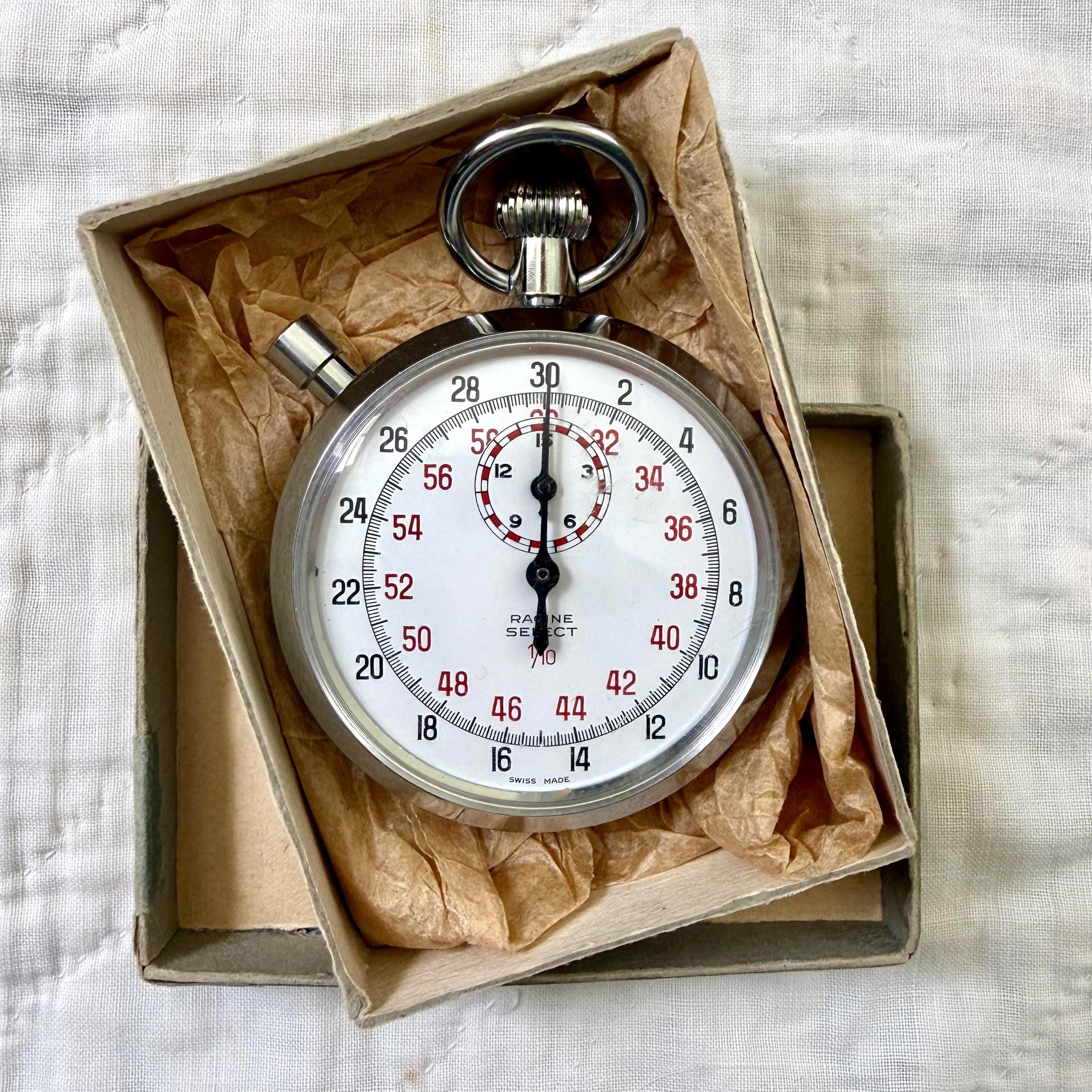 Vintage Swiss Stopwatch - Etsy