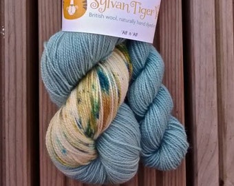 Hand dyed yarn British Lleyn Shetland 4ply /'Boots/'