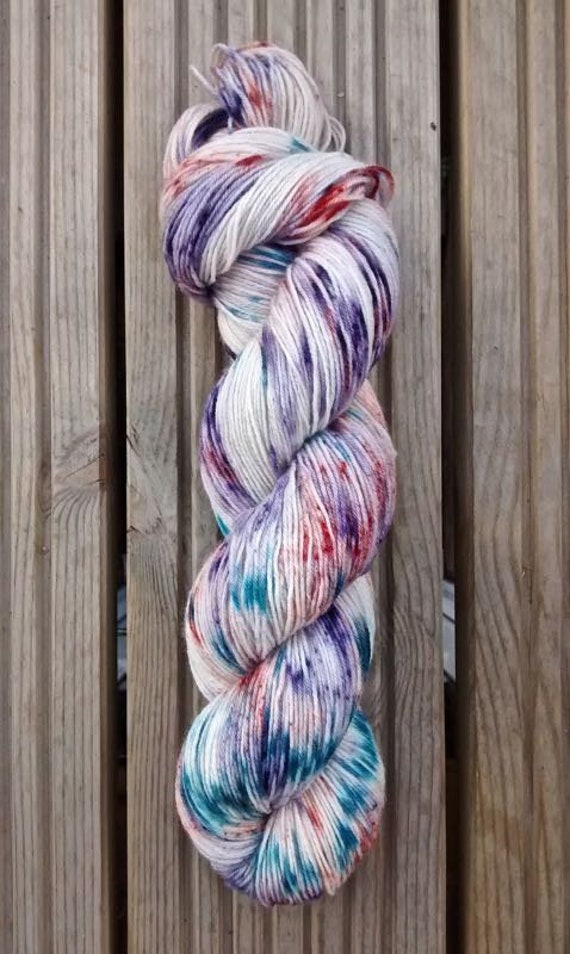 Hand dyed yarn British Lleyn Shetland 4ply /'Boots/'