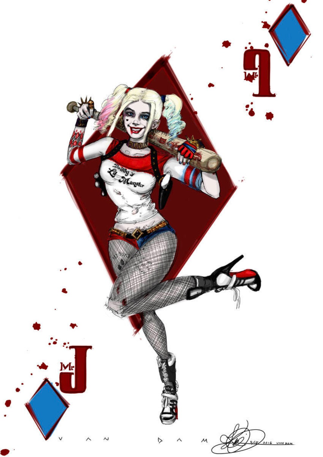 MR. STUMBLE common skin  Harley quinn art, Slotomania, Art drawings for  kids