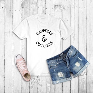 Campfires & Cocktails Tee