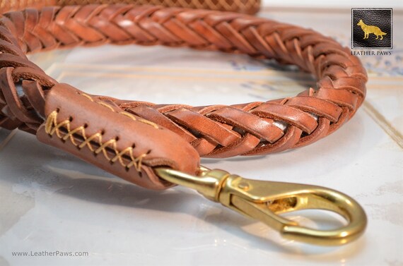 Braid Leather Dog Leash Or Lead Dark Brown 3 5ft - Braided Leather Dog Leash Instructions Braid Leather Dog Leash Or Lead Dark Brown 3 5ft - Braided Leather Dog Leash Instructions