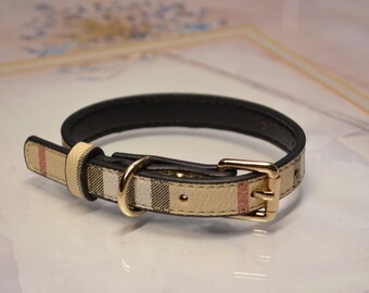 burberry dog collar real