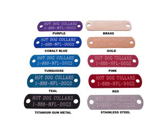 Aangepaste naamplaat tag laser graveren lederen poten halsband met hond naam, contact informatie, naam, telefoonnummer, geboortedatum, bericht