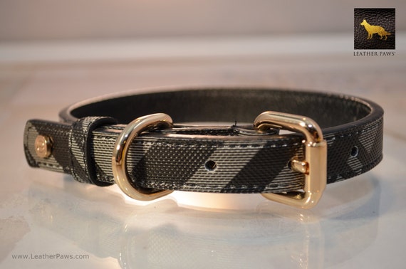 designer leather dog harness