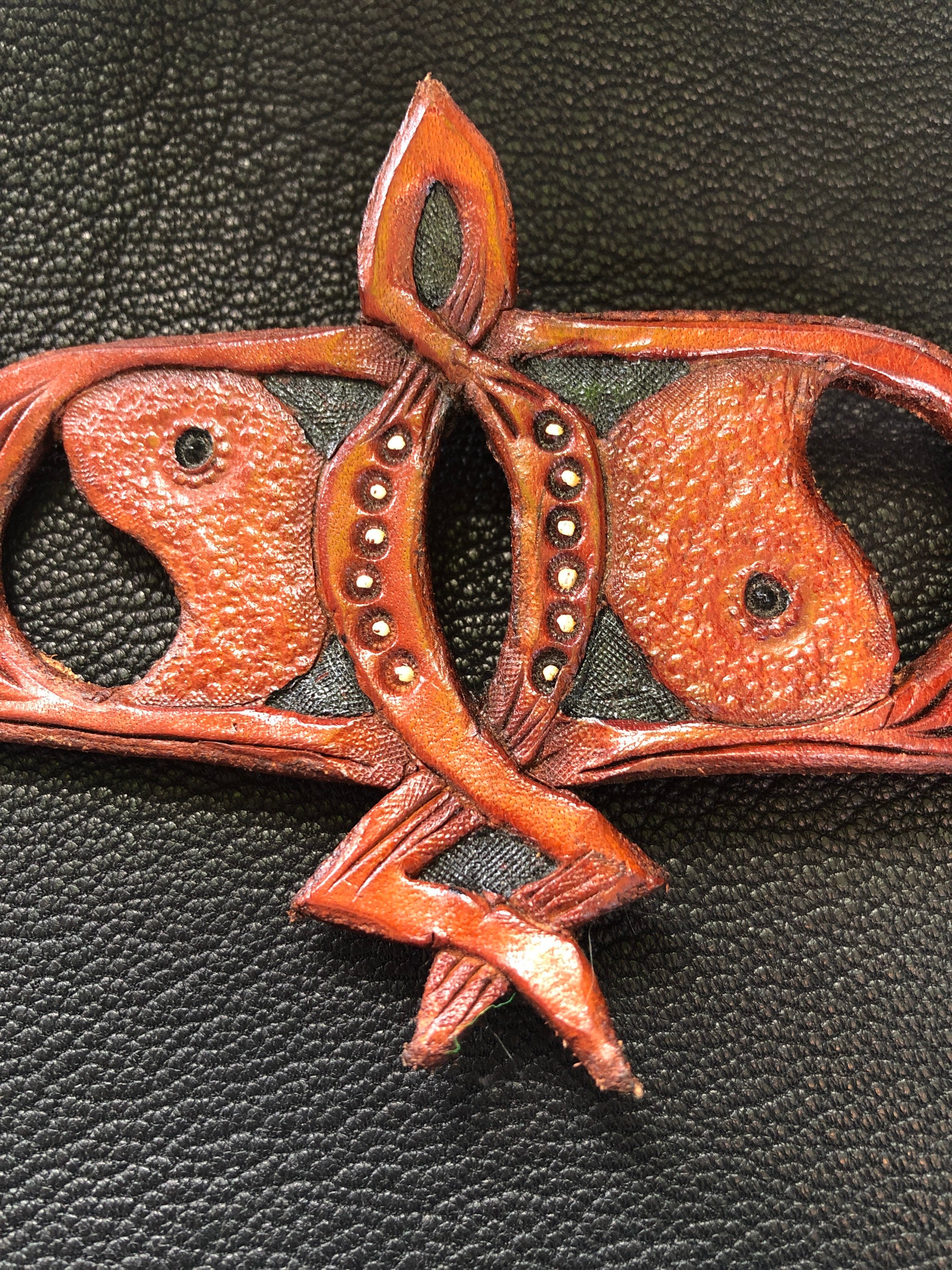 Leather Hair Pin Etsy