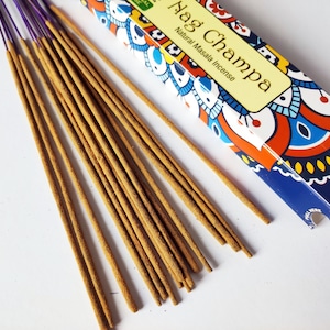 Nag Champa Incense Sticks: Organic Hand Rolled Incense