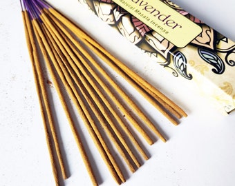 Lavender incense sticks, Organic and natural incense, Hand Rolled Incense