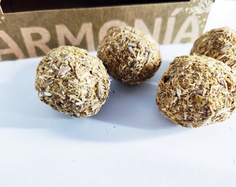 Herbal bomb for harmony, organic incense smudge, natural herbal bomb, incense to purify spaces, activated defumation balls