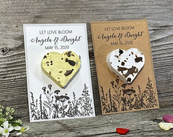 Personalized Wildflower Seed Bomb Cards, wildflower field