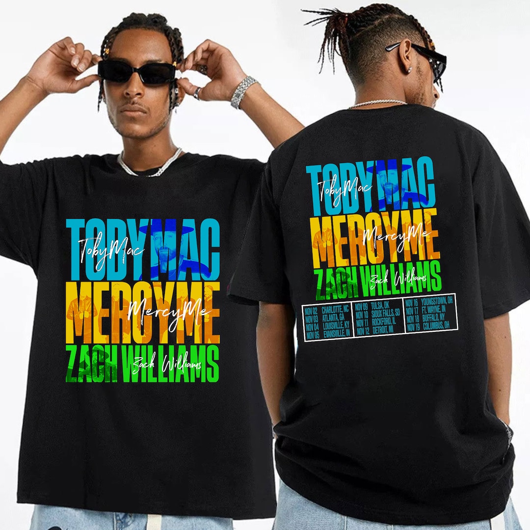 Tobymac Mercyme and Zach Williams 2023 Tour Png Mercyme Etsy