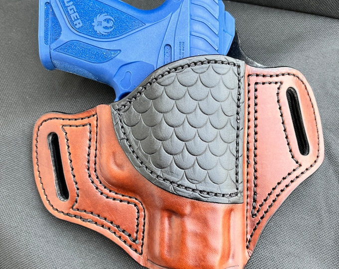 OWB Leather holster for Ruger Security 9 compact and Security .380.