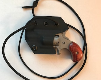 Neck holster for North American Arms .22lr with adjustable retention.
