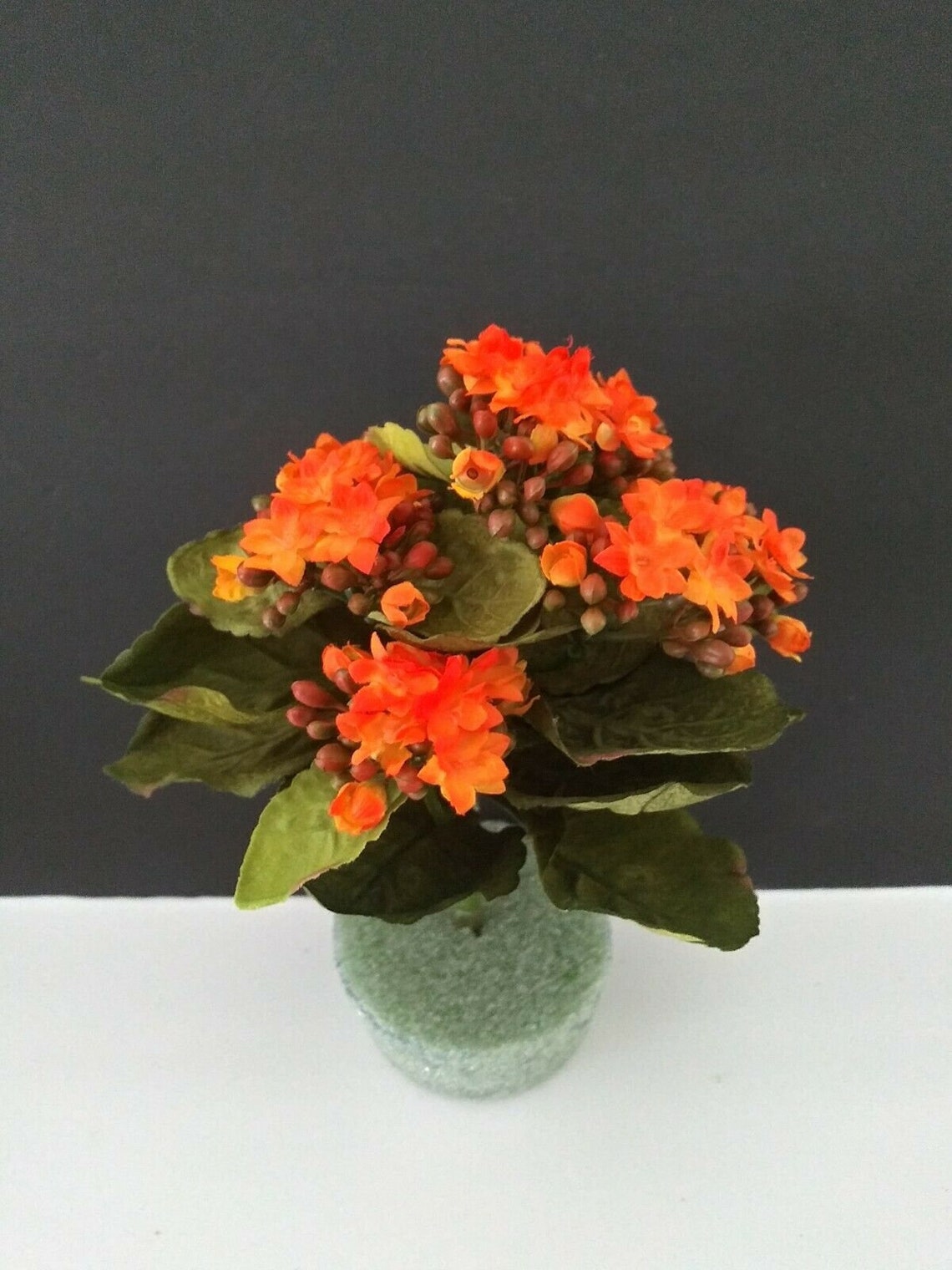 Artificial Kalanchoe Bush. Silk Flower Floral Arrangements OR Etsy