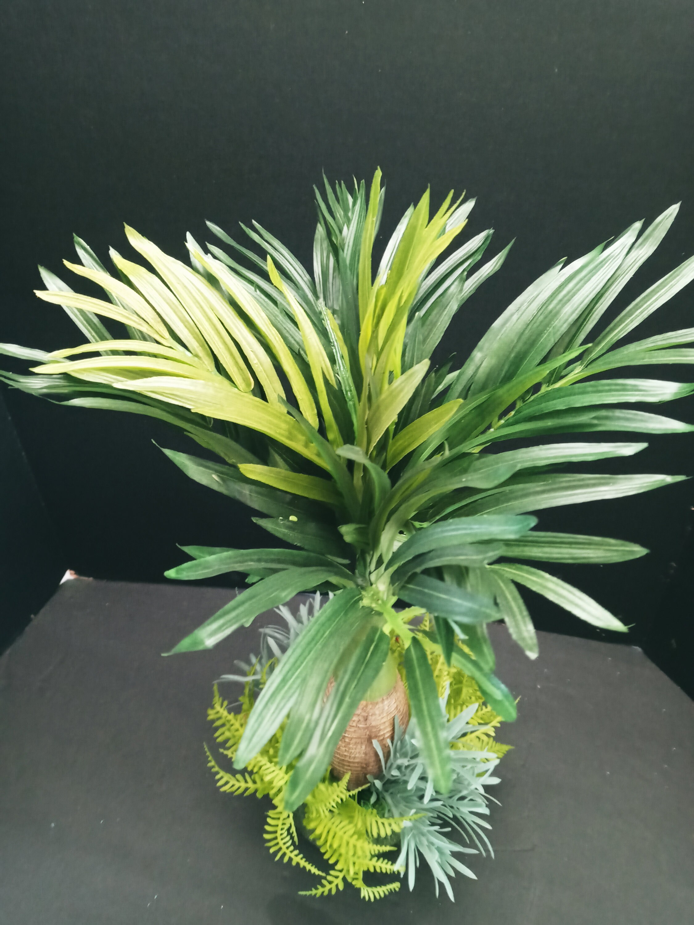 Cute Mini Artificial Bottle Palm Tree Bonsai Etsy