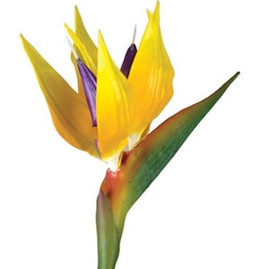 37&quot; bird of paradise tropical nearly natural stem  YELLOW