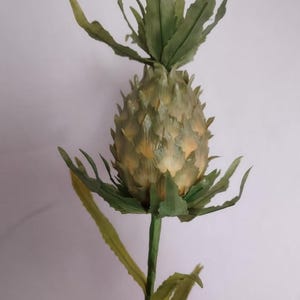 Decorative Pineapple flower silk floral stems
