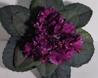 Violeta africana artificial de 8" (pensamiento morado)