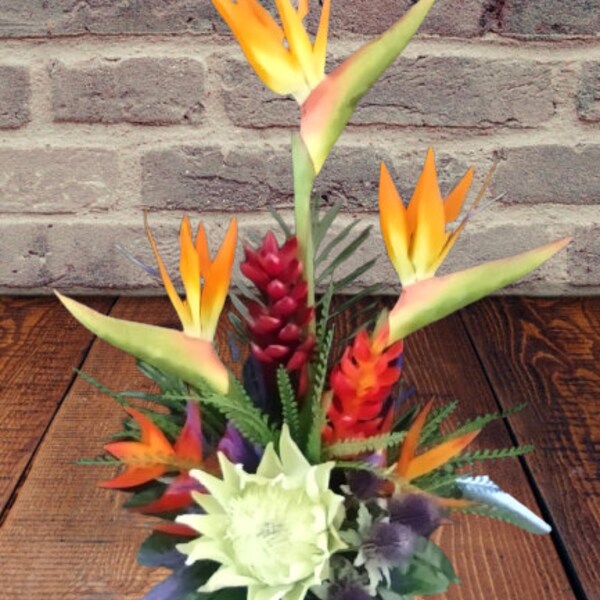 Silk Flower Centerpiece Wedding Etsy