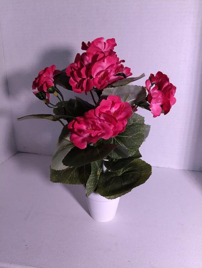 Mini Bloom Geraniums Artificial Mini Geranium Plant - Etsy