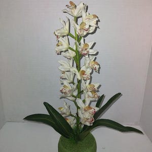 Artificial Cymbidium Orchid table decoration