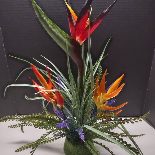 Artificial Bird of Paradise Table Decoration OR - Etsy