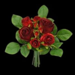 Gorgeous silk rose bouquet RED