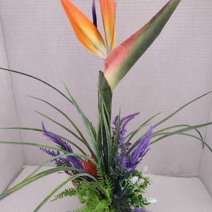 Paradiesvogel Blumen Tischdekoration