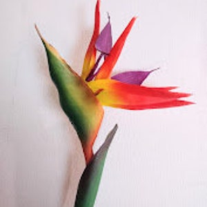 31&quot; Artificial bird of paradise tropical stem. (READ DESCRIPTION)