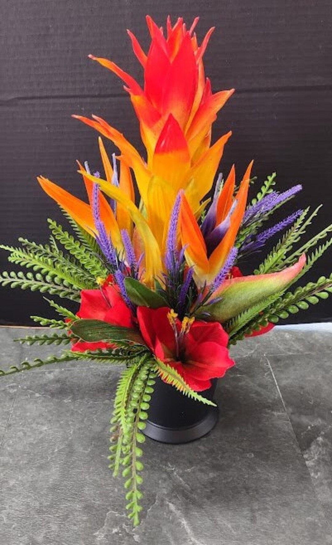 Artificial Tropical Arrangement Wedding Home Decoration Silk Flowers