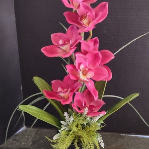 Artificial Cymbidium Orchid table decoration