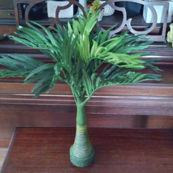 Artificial Bottle Palm Tree, bonsai, Silk Floral Arrangements,