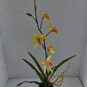 Artificial Cymbidium Orchid table decoration