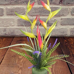 Heliconia Table DecorationTropical Flower Arrangement