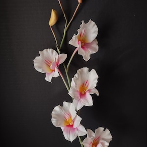 Artificial miltoniopsis orchid stem