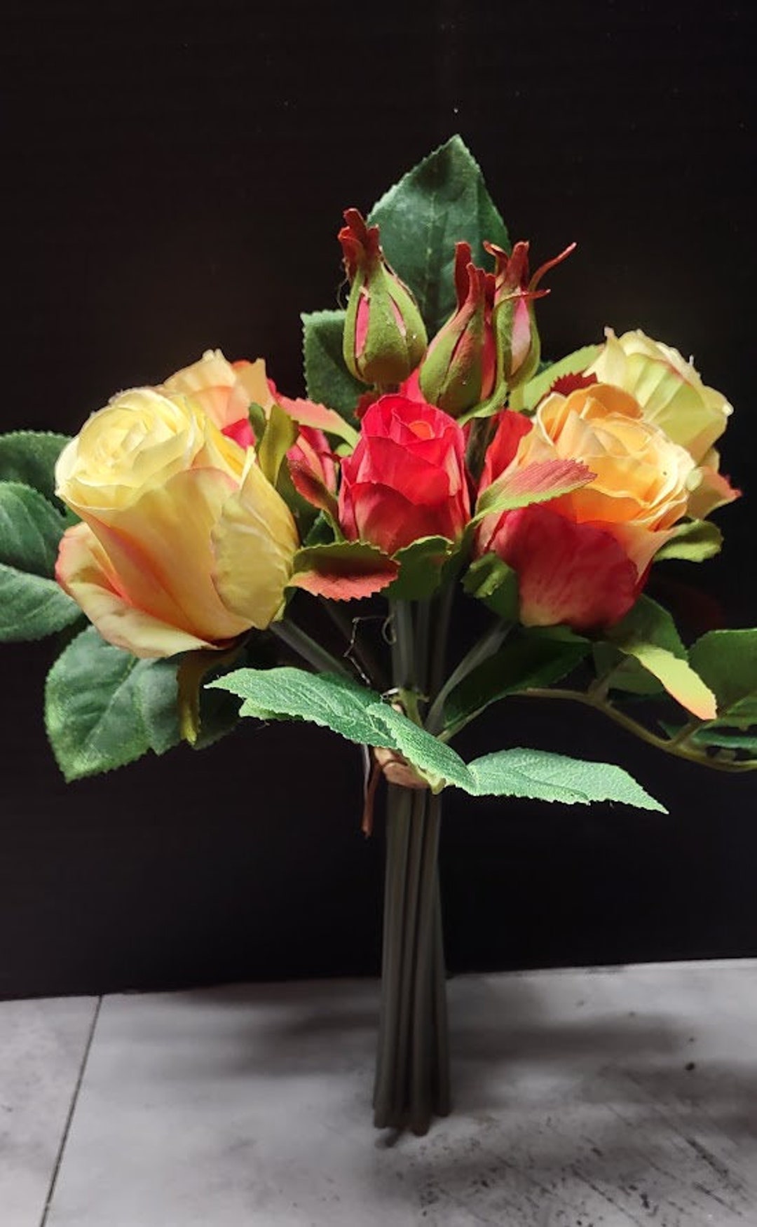 Gorgeous Silk Rose Bouquet - Etsy