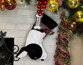 Boston Terrier Christmas Stocking - Make Your Furry Friend's Holidays Merry and Bright!