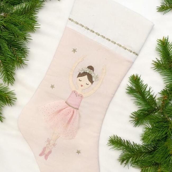 Personalized Christmas Stocking for Girls: Mermaid, Ballerina, Unicorn