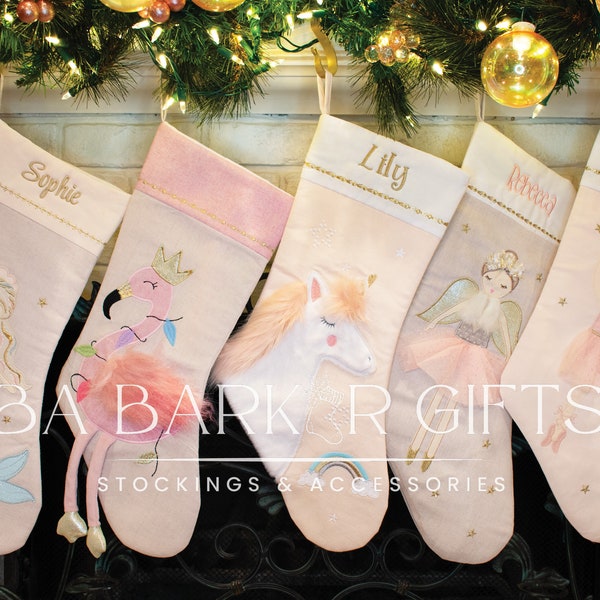 Personalized Christmas Stockings for Girls - Festive and Unique Gift for the Holiday Season