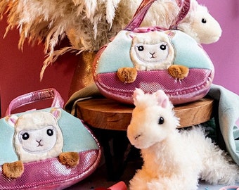 Cute Llama Mini Purse for Little Girls - Fun Animal-themed Personalized Bag