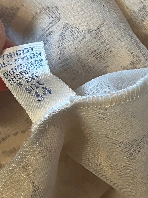 1970s / 1980s Vintage Blue Nightgown, Vintage Lin… - image 8