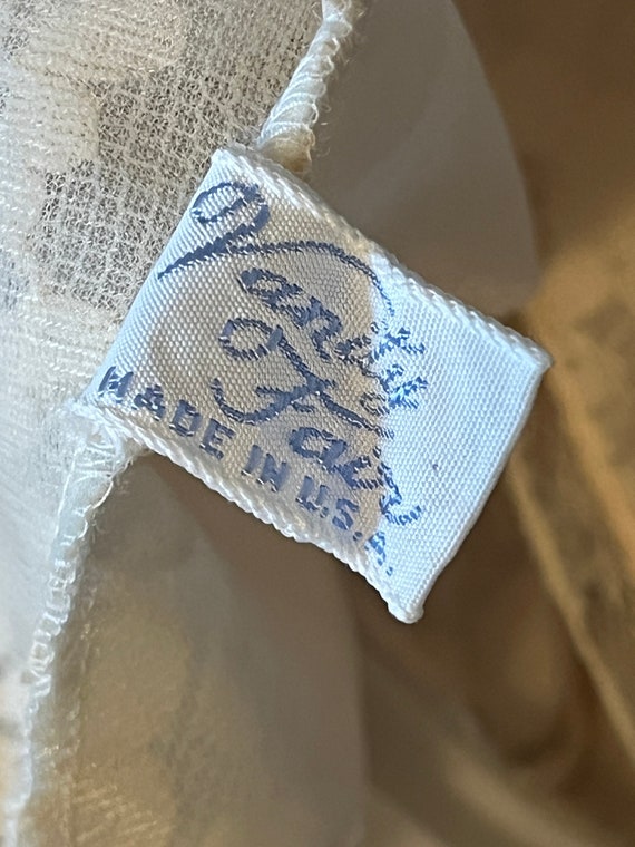 1970s / 1980s Vintage Blue Nightgown, Vintage Lin… - image 7