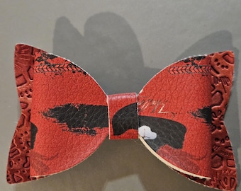Vampires Layered Hair Bow